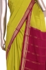 Pure Contrast Mysore Crepe Silk Saree
